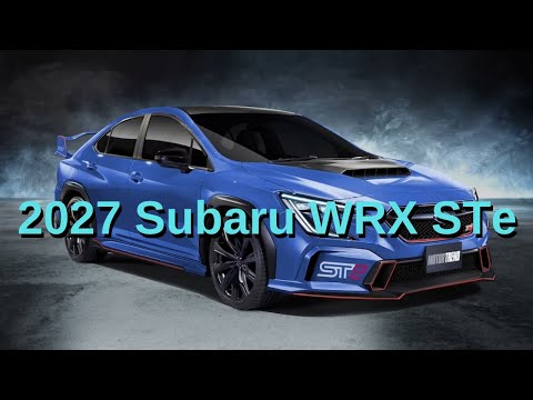 2027 Subaru WRX STe: A Game-Changing Electric STI?