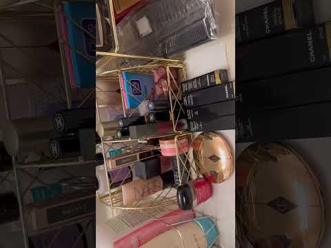 My Vanity space #vanity #vanitymirror #makeup #perfume #skincare #hairproducts #hairtools
