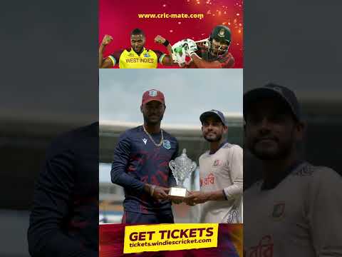 West Indies vs Bangladesh pre-series trophy unveiling CWI Media