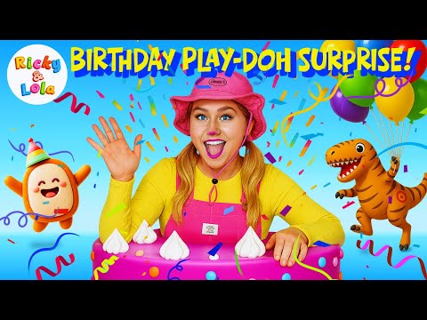 BIG Birthday Surprise! 🎂🍰 | Play-Doh & Colors Fun!