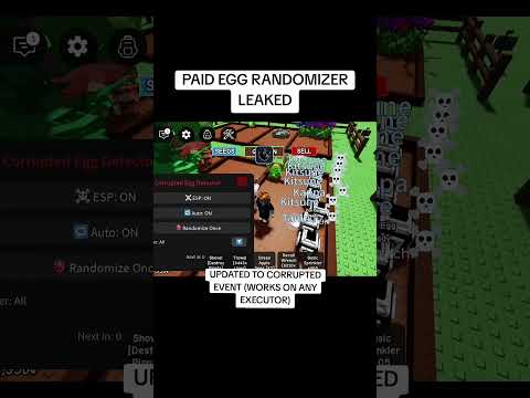 EGG ESP RANDOMIZER (CORRUPTED UPDATE) - GROW A GARDEN 2025 #fyp #roblox #growagarden