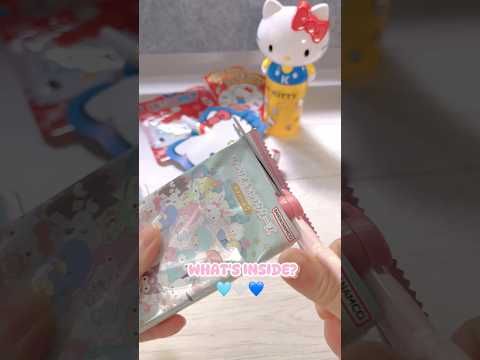 open with me 💕 #sanrio #sanriocharacters #cinnamoroll #hangyodon #viralshort #hellokitty#unbox