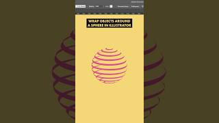 Wrap objects around a sphere in Illustrator