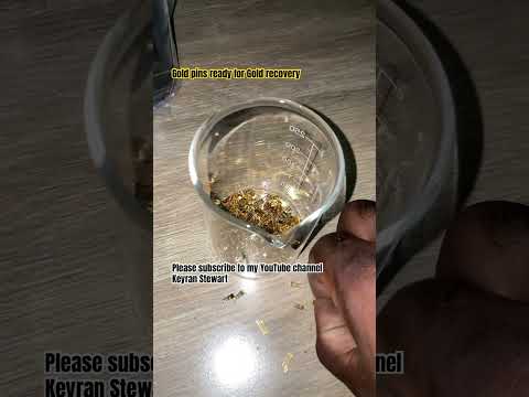 Gold Recovery from Pins