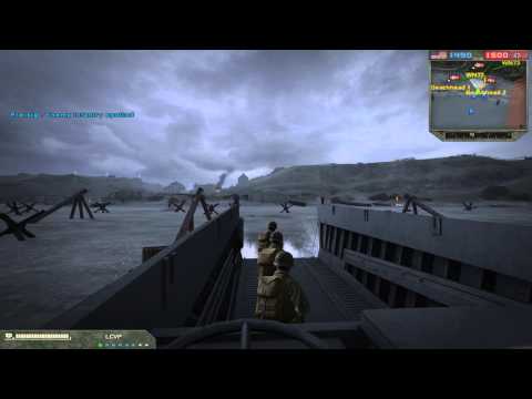 Forgotten Hope 2 - Omaha Beach - Bot Action (Part 1)