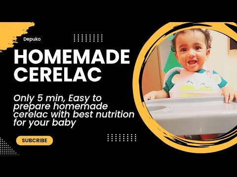 Easy 5 min Homemade Cerelac #newmom #babyfood #cutebaby #nutrition