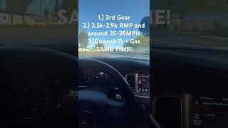 How to aggressive downshift  ANY Dodge Charger Challenger V8!!#jeepsrt #dodge #mopar #charger #cars