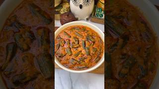 Dahi Bhindi Recipe😍 #shorts #viral #dahibhindi #bhindi