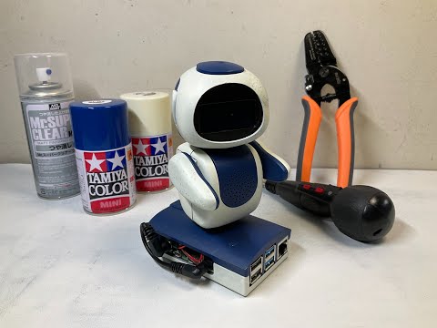 Assemble a cute communication robot　#robot #handmade #engineering