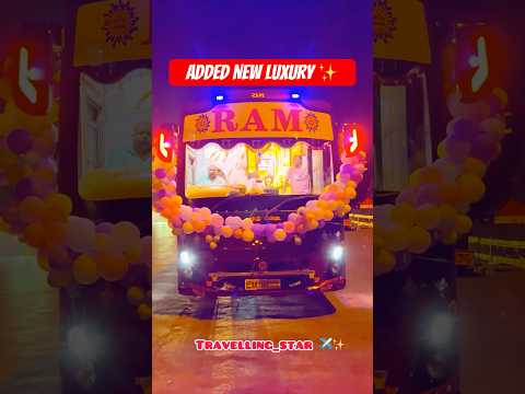 Congratulation Ram Travels ✨ ll Added New BS6 Luxurious Bus #ram #travels #luxurybus #viral #Surat