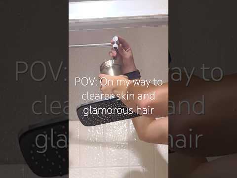 Pow ✨ Best shower upgrade #hair #shower #showerfilter #skincare #everythingshower