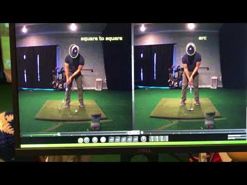 Straight back-Straight through putter stroke vs Arc putting stoke