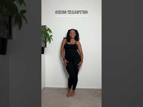 seamless jumpsuits from ShesWaisted fit the body perfectly ✨ #curvefashion #curvygirloutfits #comfy