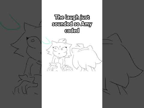 This laugh just sounded so Amy coded #sonic #sonicthehedgehog #animatic