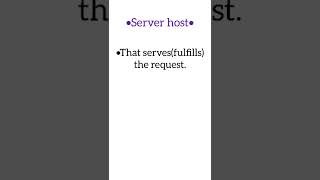 What is Client, Server & Host in Network ?? | Computer Networking #shorts #Computer #aptstudynow