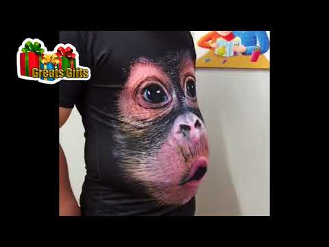 T-Shirt Gorilla 3D Men's
