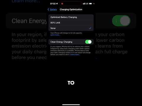 Optimize Battery Charging! #apple #iphone #ios #tech #techtips #iphonetipsandtricks #technology