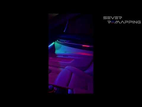 BMW Ambient lighting installation