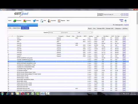 Inventory management in GSTpad billing software