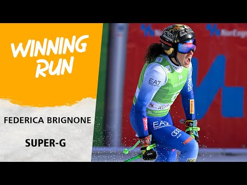 Federica Brignone gets her 8th win of the season! | FIS Alpine World Cup 24-25