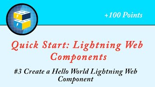 Create a Hello World Lightning Web Component||Quick Start: Lightning Web Components||Salesforce