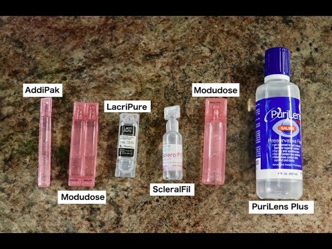 Preservative Free Salines for Sclerals Part 2: Brand Comparison
