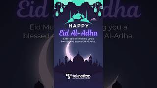 Eid Mubarak from Teknotize | Software development agency | Eid-Al-Adha
