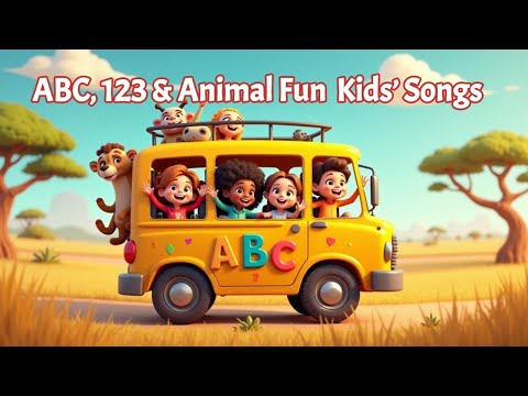 Fun Kids Songs & Learning Compilation ABC, 123, Animals & Family Song | Educational Videos for Kids
