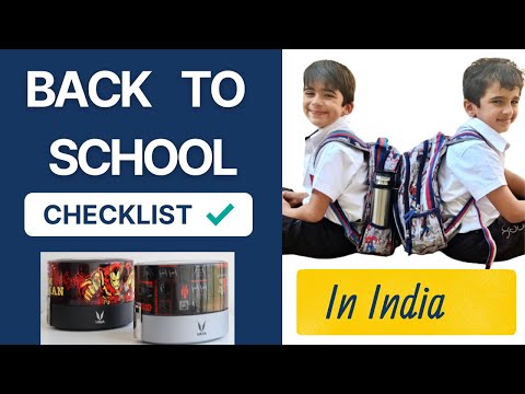 Back to School in India | Supplies & Essentials Checklist for Children | What to buy for your Kids?