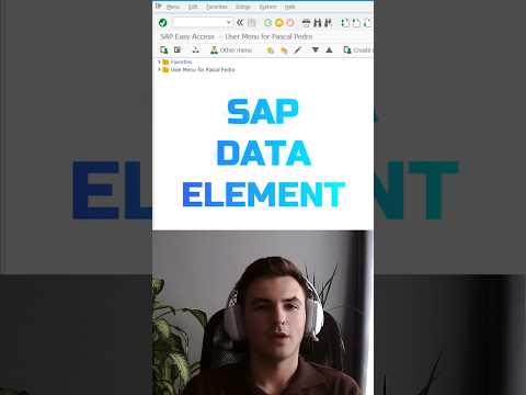 How to Create a Data Element in SAP ABAP in 30 Seconds #abap #sap #programming #saptips #saptraining