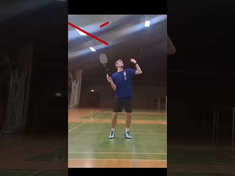 Badminton Overhead shot, Clear and Smash, Don't drop the elbow! #badmintonmatch #badminton