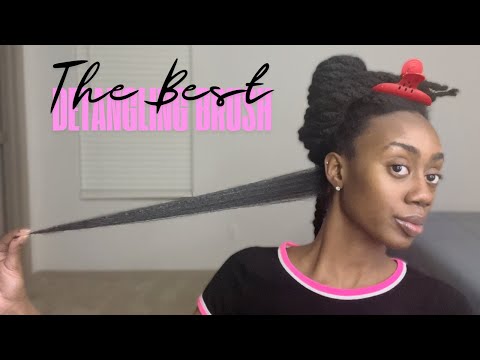 Trying a $4 Detangling Brush On Long, Thick Type 4 Hair