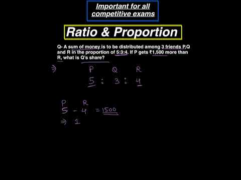 #ratioandproportion #sharing #competitiveexams #mathstricks #ssc #dsssb #maths ￼#education #epfo 
