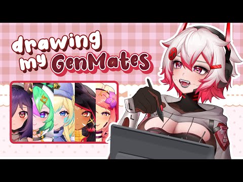 【Art Stream】Drawing My Genmates Smexystyle 👅【VAllure】