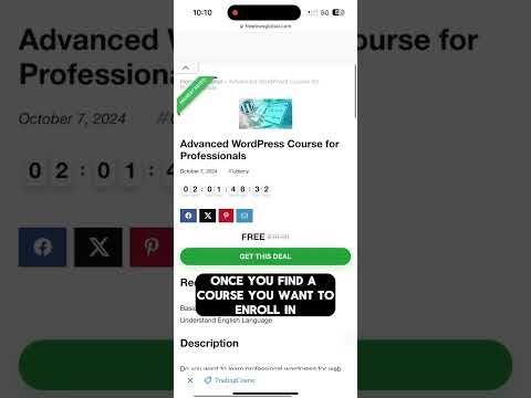 Legit way to get Paid Udemy courses for free? #course #ai #chatgptcourse #freebies