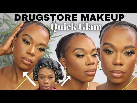 Drugstore Valentines Day Makeup for Women of Color | Date Night Makeup Using Affordable Products