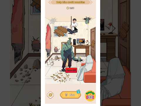 Brain Puzzle Tricky Quest | Level 25 Defeat Zombies - Help him avoid zombies Walkthrough #braingames