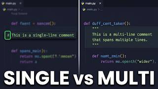 Python Comments Explained: Single & Multi-Line Comments | Lec 6