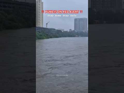 Pune City | Pune Heavy Rainfall | Red Alert #youtubeshort #pune #punerain