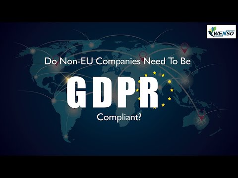 Do Non-EU Companies need to be GDPR Compliant? - Wenso GDPR FAQs