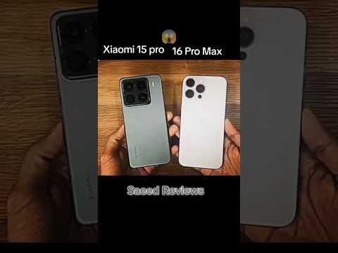Xiaomi 15 Pro vs IPhone 16 Pro Max – Full Review & Comparison! #techreviews #comparison