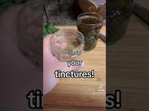 Tincture tips! #pagan #wicca #witch #herbs #witchtok #witchcraft #herbal #garden #harvest #fall