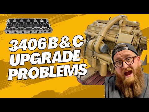CAT 3406B/3406C Common Differences: Aftercooler vs Charge Air Cooler, Round Port Head vs Square Port