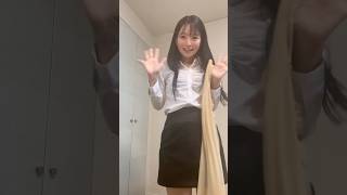 下着？紹介✨暑くて汗でびっしょり🥵  #ノーブラ #rino #りの #汗だく #パンスト