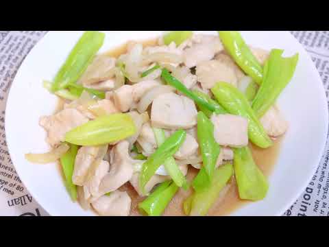 ไก่ผัดพริกหยวก  Stir-fried Chicken with Banana Peppers