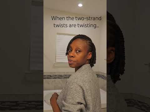 Flat Twist & Two Strand Twist Protective Style #protectivestyles #naturalhair #hairgrowthchallenge