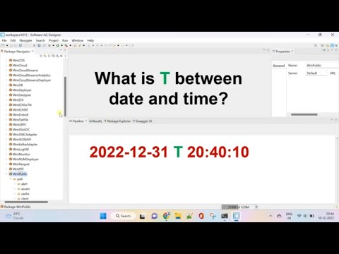 Current Date Time with literal T | IBM webMethods | getCurrentDateString