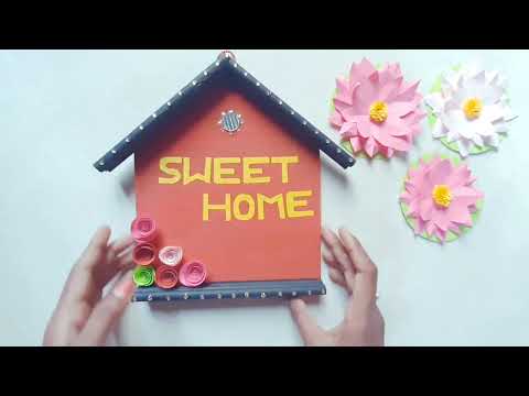 Unique wall hanging craft ideas | easy home decoration | #artisticnatha #wallhanging #wallmate #diy