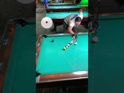 How to kick the cue-ball in 🎱ball billiards #shorts