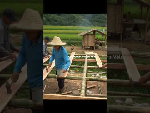 Crafting a Village Home – Peaceful Woodwork ASMR 🪵🏠🍃